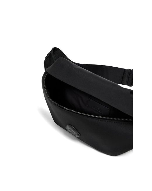 Moncler Black Belt Bags for men