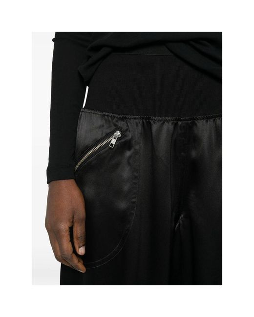 Co. Black Zip-Pocket Trousers
