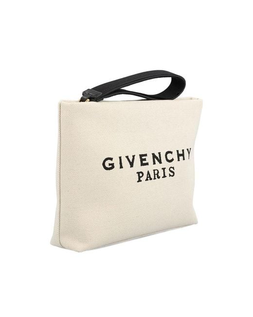 Givenchy White Neutrals Clutch Bags