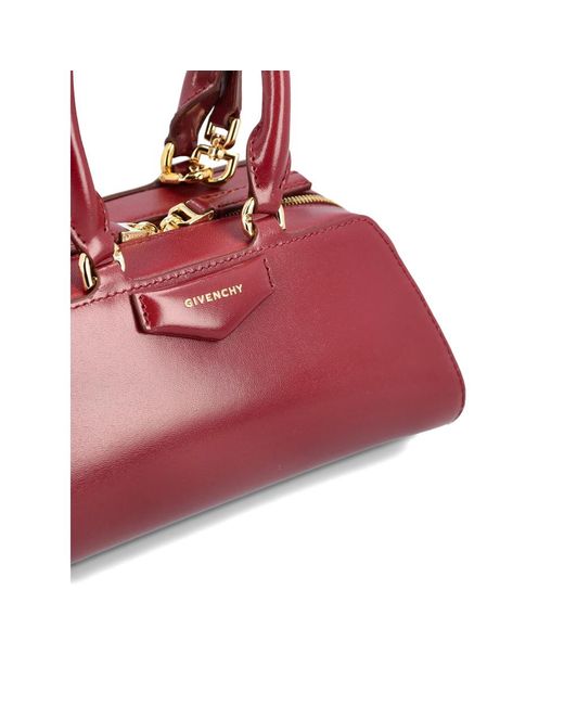 Givenchy Red Mini Antigona Tote Bag