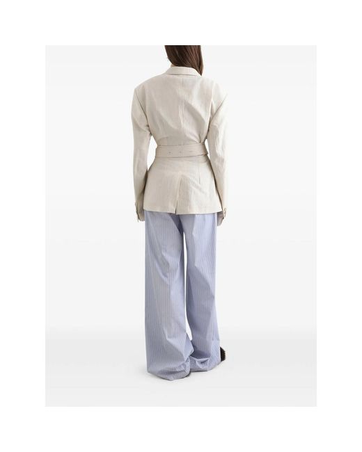 Dolce & Gabbana Natural Dolce & Gabbana Neutrals Jackets