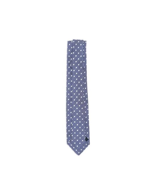 Barba Napoli Blue Polka-Dot Tie for men