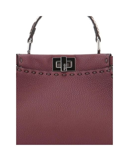 Fendi Purple Tote Bags