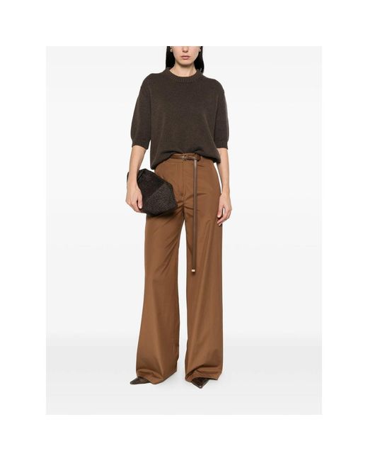 Max Mara Brown Trousers