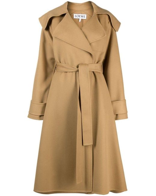 Loewe Natural Belted Trench Coat