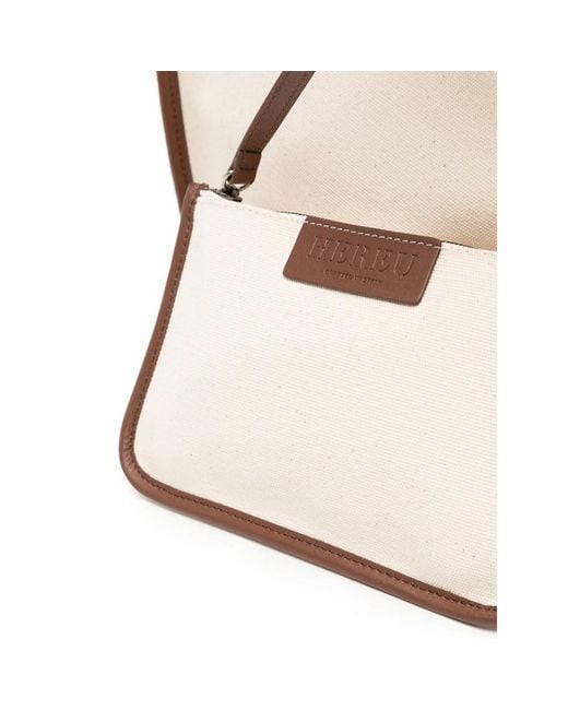 Hereu Natural Calella Canvas Tote Bag