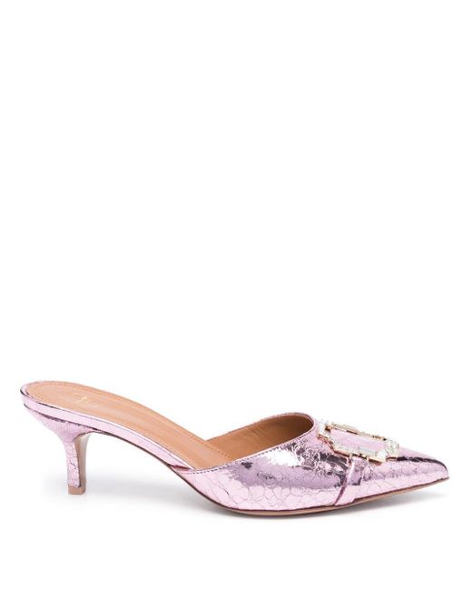 Malone Souliers Pink Missy Pointed-toe Mules