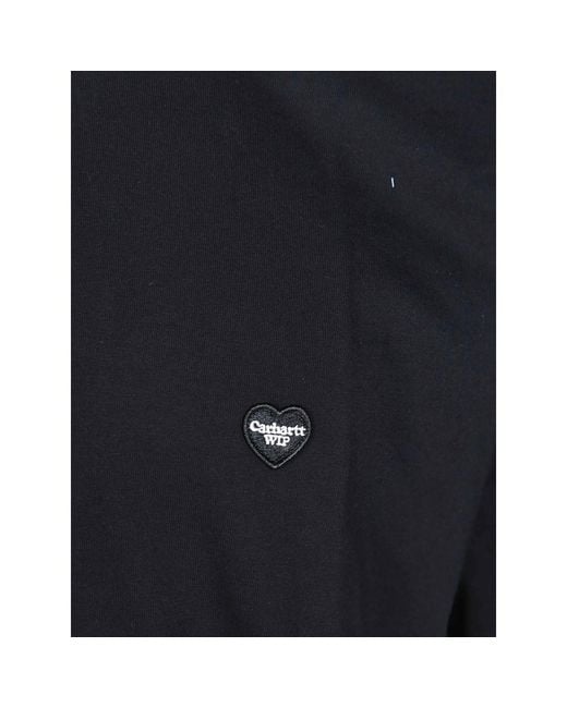 Carhartt Black Small Heart T-Shirt for men