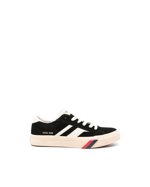 Pro Keds Black Royal Classic Striped Sneakers
