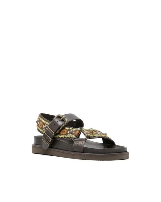 Ash Multicolor Open-Toe Boots