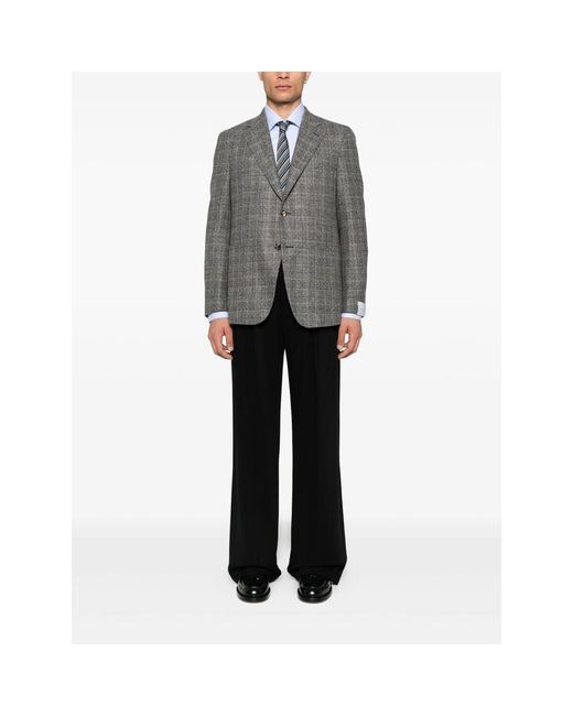 Mazzarelli Blue Long-Sleeved Shirt for men