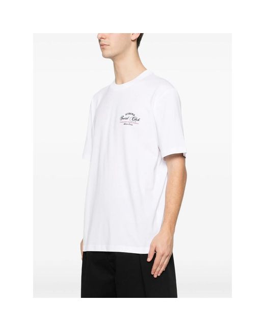 Iceberg White Logo Graphic T-Shirt for men