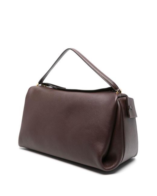 Neous Brown Scorpius Leather Tote Bag