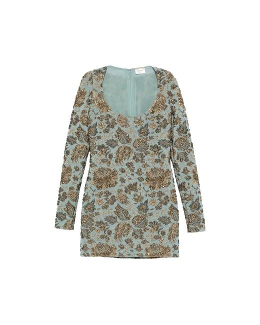 Saint Laurent Green Dresses