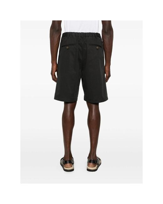 Myths Black Tailored Shorts for men