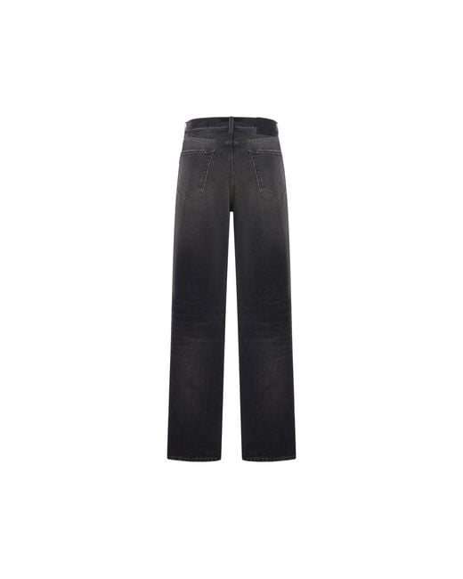 Haikure Black Logan Five-Pocket Jeans for men