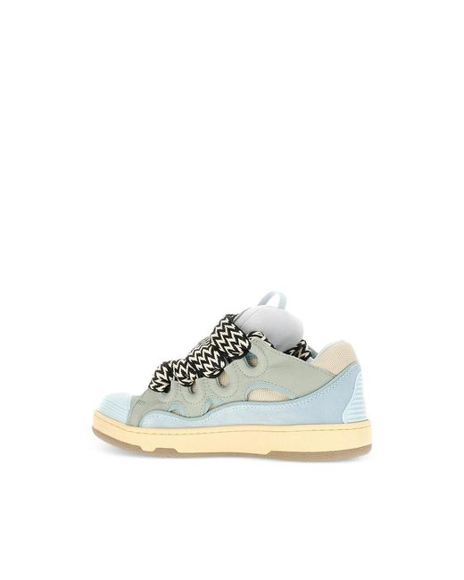 Lanvin Multicolor Lace-Up Sneakers for men