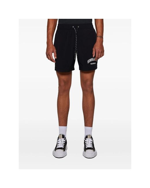 NAHMIAS Black Summerland Swim Shorts for men
