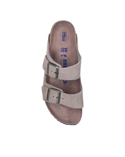 Birkenstock Brown Arizona Faded Suede Shoes