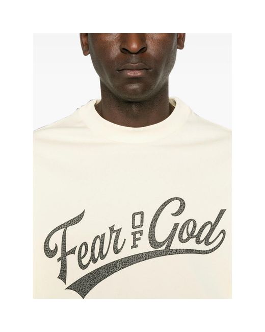 Fear Of God Natural Merch Long Sleeve T-Shirt for men