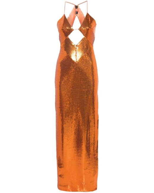 Galvan Orange Dresses