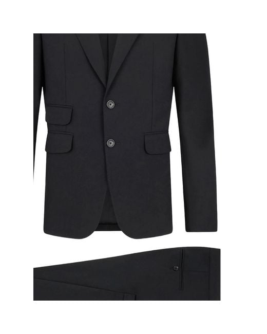 DSquared² Black Tailored2 London Suit for men