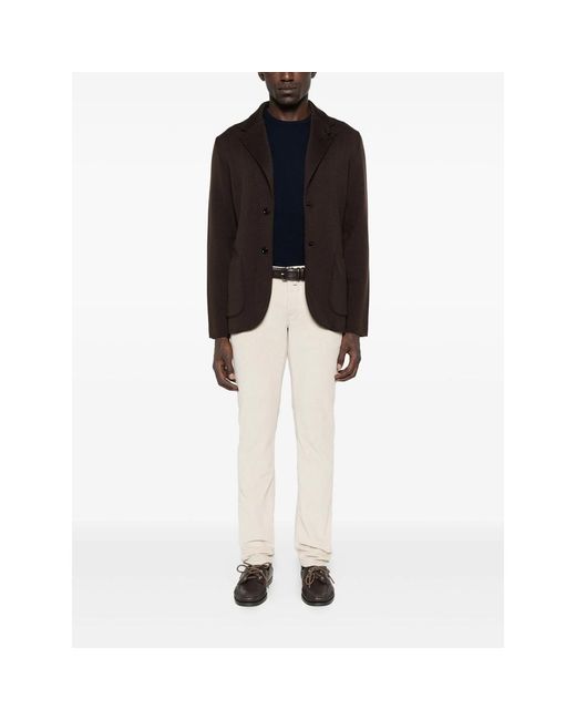 Fileria Blue Crew-Neck Cashmere Sweater for men