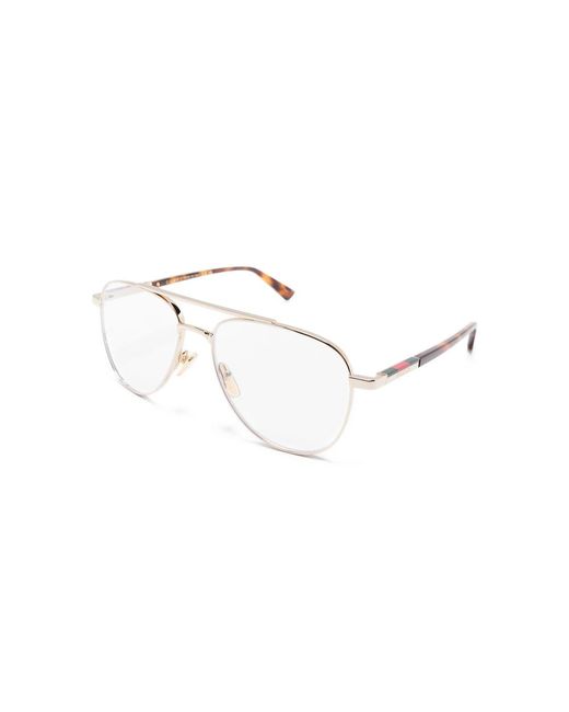 Gucci White Glasses & Frames for men