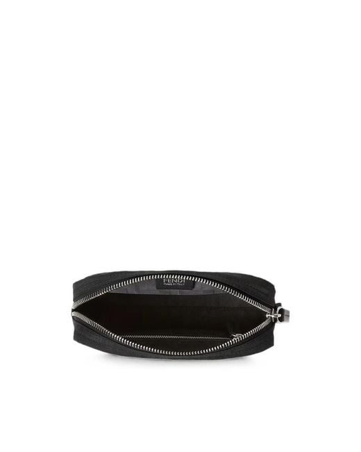 Fendi Black Toiletry Case Micro for men