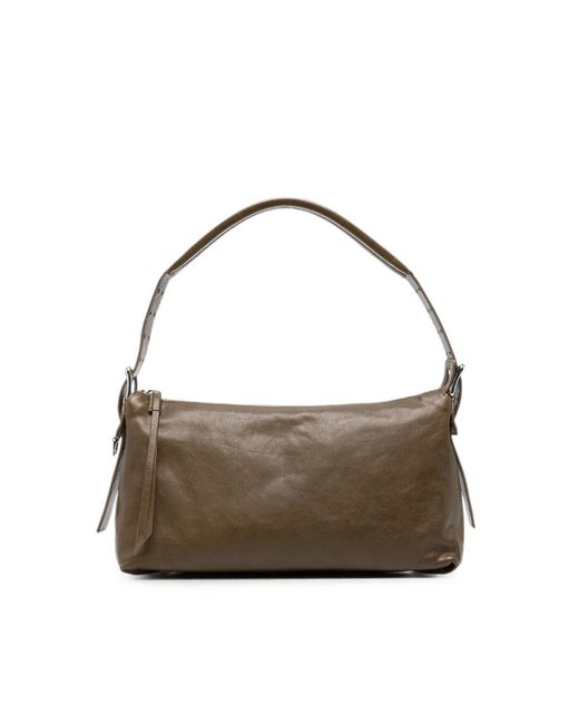 Lemaire Brown Leather Shoulder Bag