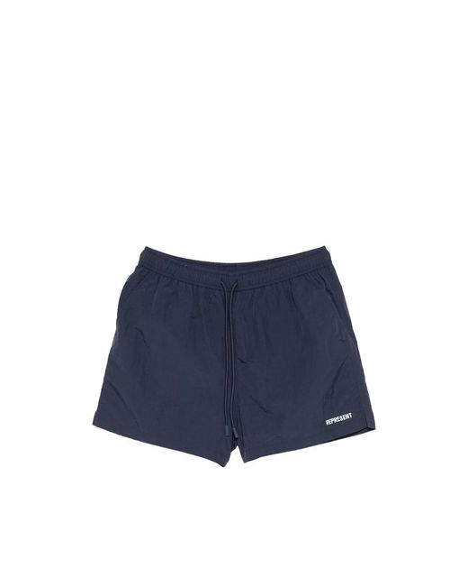 Represent Blue Swim Shorts for men