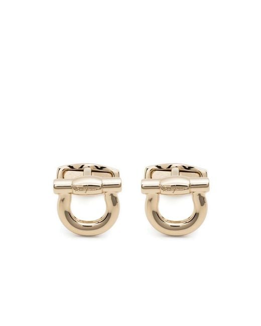 Ferragamo Metallic Cufflinks for men
