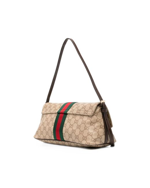Gucci Metallic Medium Madison Web-Stripe Shoulder Bag