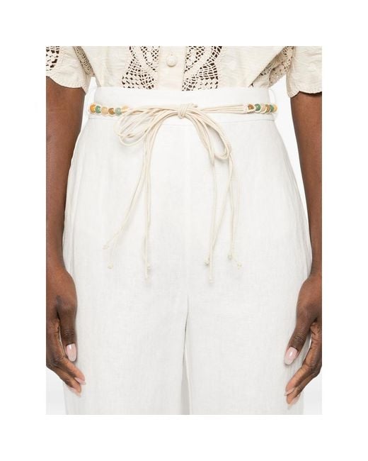 Zimmermann White Pants, Neutral