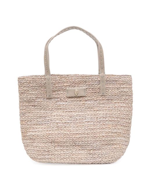 Helen Kaminski Leather Mini Davoletta Tote Bag in Natural Lyst