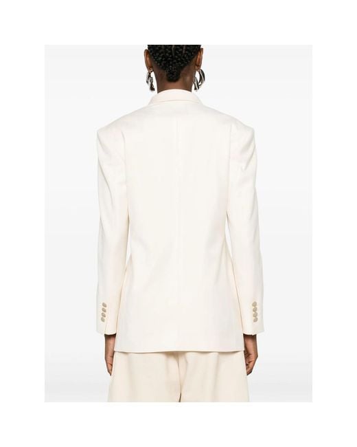 Eraldo Natural Double-Breasted Blazer