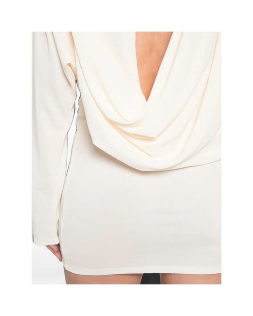 Jacquemus White Neutrals Dresses