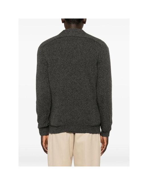 Scaglione Black Sweaters And Knitwear for men