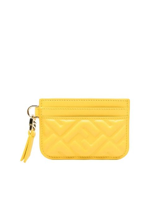 Fendi Yellow Wallets & Purses