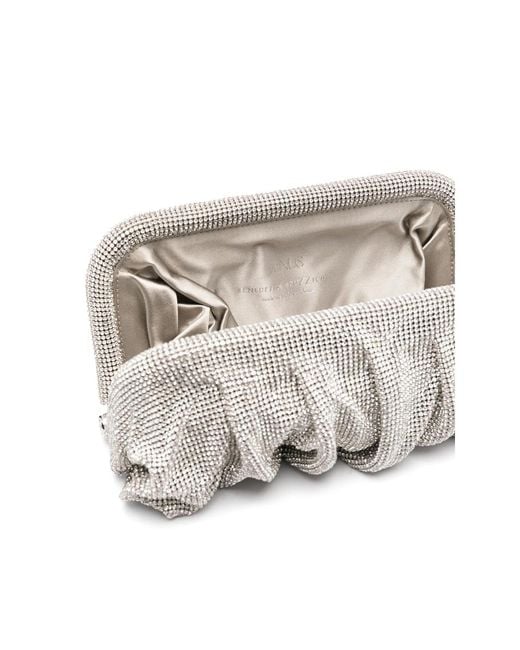 Benedetta Bruzziches Gray Large Venus Clutch Bag