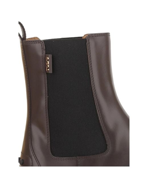 Tod's Brown Boots Dark