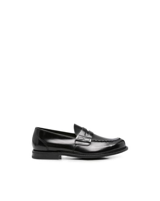 Church's Black Farsley Leather Loafers for men