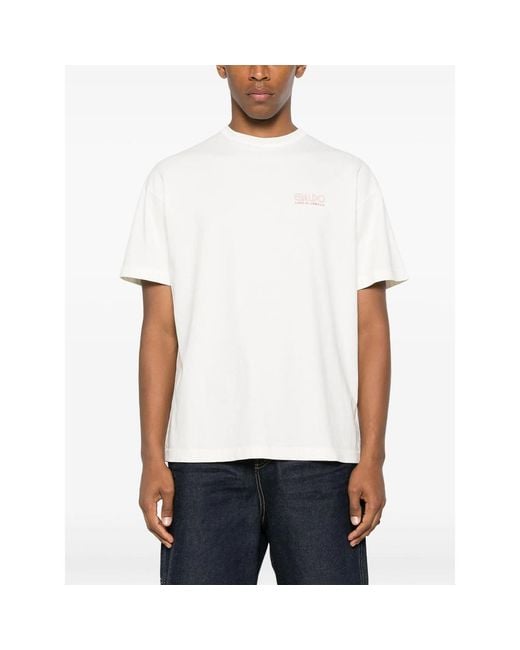 Eraldo White Cotton T-Shirt for men