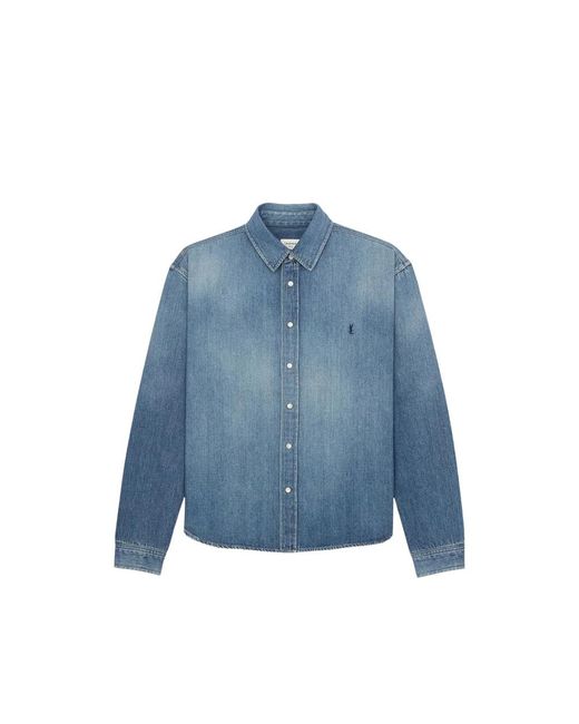 Saint Laurent Blue Shirts for men