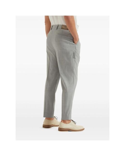 Brunello Cucinelli Gray Trousers for men