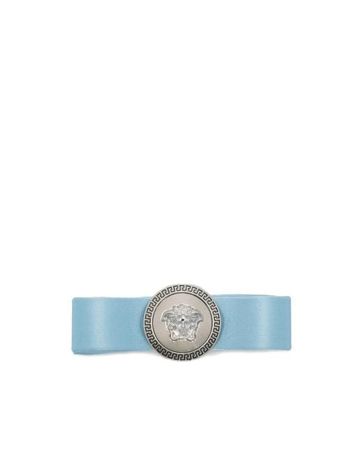 Versace Blue Hair Accessories