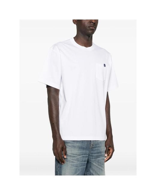 Sacai White T-Shirts & Vests for men