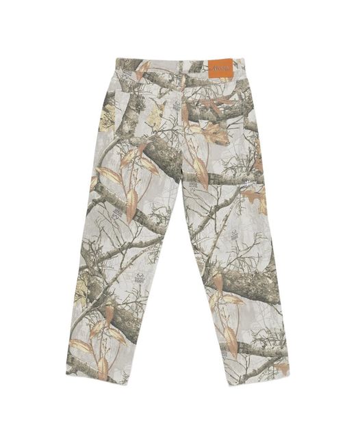 Awake Couture Gray X Stussy Big Ol' Realtree Edge Jeans for men