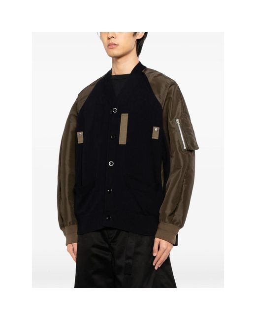 Sacai Black Jackets for men