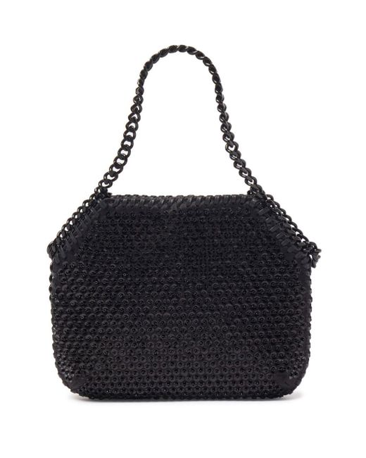 Stella McCartney Black Mini Falabella Tote Bag